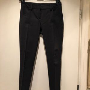 Theory black tailored narrow pencil pants